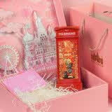 哈比工坊音乐盒八音盒电话亭摆件送小女孩生日礼物水晶球闺蜜老婆告白礼物 梦想城堡礼盒套装