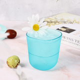 特百惠（Tupperware）晶莹相伴小杯家用随手水杯牛奶果汁咖啡杯塑料杯230m无刻度随机色 1个装