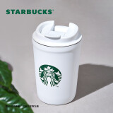 星巴克（Starbucks）保温杯355ml咖啡杯车载随行保冷水杯子男女士礼物雪地白女神款