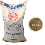 通威 通威鱼饲料原塘高蛋白小颗粒浮料黑坑养殖鲤鲫草罗非观赏鱼料 191型号【2斤】腥香 沉底料鱼缸禁用