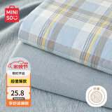 名创优品（MINISO）抗菌床单单件 适用1.8米床 230×230cm兰格