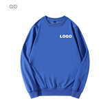 纪凯帝 秋冬卫衣定制印Logo工作服刺绣活动服团体服定制外套同学聚会班服DIY定做长袖圆领卫衣订制 宝蓝<男女同款> M