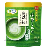 伊藤园日本进口150g京都辻利抹茶粉茶包宇治减脂浓绿茶冲饮抹茶牛乳奶茶 辻利 抹茶牛奶粉190克