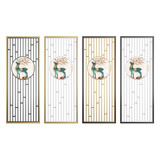 侠友 北欧轻奢铁艺屏风隔断客厅新中式入户玄关墙卧室进门遮挡现代简约 H款/一平方