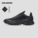 萨洛蒙（Salomon）男款 户外运动防水透气舒适大耳齿抓地越野跑鞋 ALPHACROSS 5 GTX 乌木色 473075 6.5 (40)
