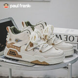 大嘴猴（paul frank）休闲鞋男潮流撞色板鞋子男百搭高帮鞋舒适男鞋 2022 米卡 41 