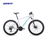 捷安特（GIANT）ATX 720铝合金24速油压碟刹成人变速山地自行车 全消光银鼠灰 26×19.5 L 建议173-186cm