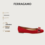 菲拉格慕（Ferragamo）女士芭蕾平底鞋 0592125_1D _80/38.5码 礼物 送女友