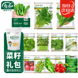 寿禾12种蔬菜种子西红柿黄瓜鸡毛青菜菠菜香菜生菜 12种蔬菜种子套餐