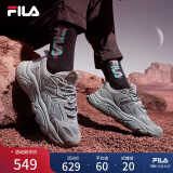 FILA 斐乐运动鞋女MARS II 火星二代秋秋季时尚复古跑步鞋女 合金灰-AL 36