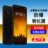 奥多金 坚果钢化膜 全屏覆盖防爆防摔高清屏幕保护贴膜 适用于锤子坚果系列手机膜 坚果Pro3 全屏钢化膜【2片装】配手机壳