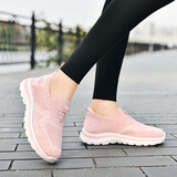 双星八特女鞋春秋透气休闲鞋女轻便运动凉爽网鞋一脚蹬软底散步单网妈妈鞋