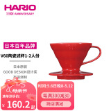 HARIO日本进口陶瓷V60咖啡滤杯滤网过滤器手冲咖啡过滤滤杯过滤网漏斗