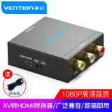 威迅（VENTION）AV转HDMI线高清转换器3RCA莲花头三色线转HDMI转接器AV接口转换线网络机顶盒连接老电视AEFB0