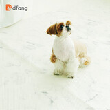 dfang狗垫子冬季狗狗窝垫宠物地垫防滑防水易清洗四季狗垫睡垫pvc地毯 大理石 整张款  单张180*140*0.4cm