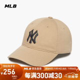 MLB帽子男女情侣棒球帽大标软顶鸭舌帽四季运动帽3ACP6601N-50SAS-F