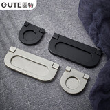 固特（GUTE） 现代简约合金家具抽屉橱柜把手明装暗拉手  3218 拉丝色小号（孔距25mm）