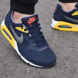 耐克（NIKE）男鞋AIR MAX气垫鞋2026夏季新款网面透气运动鞋休闲鞋跑步鞋 藏青黄灰红511416-400气垫鞋偏小 43 (内长275mm)