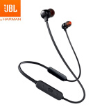 JBL T115BT 入耳式蓝牙耳机 运动手机游戏耳机 苹果安卓手机耳机 金属钛振膜 跑步磁吸式带麦 黑色