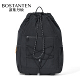 波斯丹顿（BOSTANTEN）男士轻便束口抽绳双肩包学生书包运动登山包大容量户外骑行背包女