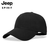 吉普（JEEP）帽子男时尚潮流棒球帽情侣款简约百搭鸭舌帽夏季休闲户外太阳帽女