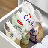 日本LEC封口夹子零食燕麦塑料袋防潮神器食品食物保鲜密封出料嘴 大口封口夹