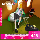 卡骆驰crocs刘雨昕同款雪屋洞洞鞋女鞋户外休闲鞋|209347 黑色-001 37/38(230mm)