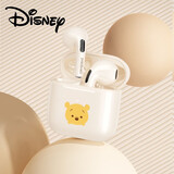 迪士尼（Disney）LF918无线半入耳式蓝牙耳机智能降噪运动跑步高清通话超长续航高音质适用于苹果华为安卓 米色维尼【HIFI音效+通话降噪】