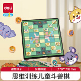 得力（deli）便携斗兽棋磁性折叠棋盘儿童桌面游戏棋牌亲子男孩玩具YW131-D