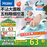 海尔（Haier）电熨斗自动清洗熨斗家用蒸汽挂烫机手持烫斗小型熨烫机干湿双烫 YD1618专销