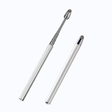 冉阅 电子白板触控笔希沃鸿合教室电脑多媒体教学一体机智慧黑板触屏笔触摸屏手写笔会议室一体电脑电容笔 伸缩版【银色+2个笔头