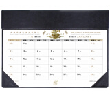 信发 TRNFA DB-8282 新款黑色大班台历2022年商务办公桌面大号日历本大格子月历简约创意日历日程计划本台历