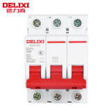 德力西（DELIXI）家用空气开关 微小型断路器过载保护器 电闸总闸开关空开 DZ47s C型 3P 63A