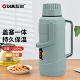 清水（SHIMIZU） 老式家用热水瓶保温壶玻璃胆办公室学生开水瓶热水壶暖水瓶 1131 豆绿色 3.2L 3.2L