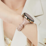 momodiz适用华为手表gt5表带gt4女款小蛮腰纤细watch5女款创意百搭文静淑女气质女士手表表带ins风非原装 藕粉色 女款22mm【联系客服选择合适表带】