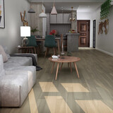 圣象地板多层实木复合北欧ins灰色原木色可选环保地暖木地板 NQ9912包安装送辅料