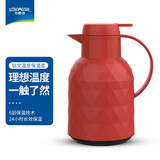 乐唯诗（LOVWISH）保温壶温显家用保温壶大容量玻璃智能温度显示开热水暖水瓶小暖壶 钻纹保温壶【温显款】中国红1.4L