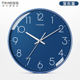 Timess挂钟客厅钟表家用时钟2025款免打孔简约创意挂表挂墙石英钟35cm