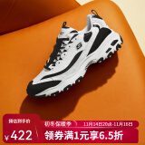 SKECHERS斯凯奇男鞋经典情侣熊猫鞋男子休闲运动鞋厚底缓震老爹鞋 52675/WBK 白色/黑色 39.5