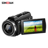 松典（SONGDIAN） dv数码摄像机便携式vlog拍录一体专业手持4K高清红外夜视 官方标配+广角镜 32G 内存