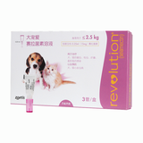大宠爱驱虫药宠物狗狗体内体外驱虫成猫幼猫体内体外一体泰迪比熊金毛内外同驱滴剂 2.5kg内猫狗通用15mg(3支/盒)
