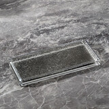 壹枱 轻奢卫浴洗漱杯套装五件套卫生间浴室漱口牙杯用品套件托盘家用 中托盘31*10cm