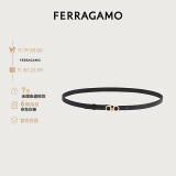 菲拉格慕（Ferragamo）女士黑色GANCINI双面腰带 0675180_C  _ 85 礼物