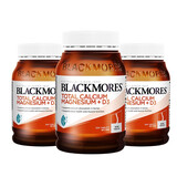 澳佳宝（Blackmores）活性钙镁+维生素D3片VD促进钙吸收复合维生素中老年成人孕妇补钙 钙镁+维生素D3片 200粒*3瓶