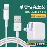 驰界 苹果iPad充电器套装线快充头平板air2/Pro/mini5/4/3/7/8plus手机适配原装闪充插头 【12W套装】苹果快充头+1米闪充线
