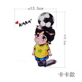 迪卡车身划痕遮挡装饰贴可爱动漫创意足球宝贝贴纸汽车贴卡通人物防水 足球贴纸 卡卡款