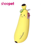 舒宠（sheepet）香蕉毛绒粒子软体娃娃公仔 长条形状抱枕玩偶靠枕节日礼物 中号黄色香蕉