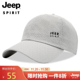 吉普（JEEP）帽子男棒球帽夏季网眼速干遮阳帽男女士鸭舌帽运动休闲登山太阳帽