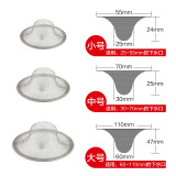 艾润 不锈钢过滤网 洗菜盆洗碗池水槽拖把池地漏下水管网罩 大中小号 (4个)小号网罩