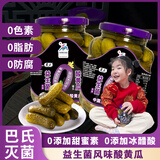 黑大俄式酸黄瓜 益生菌风味330g 0添加俄罗斯风味汉堡西餐配菜